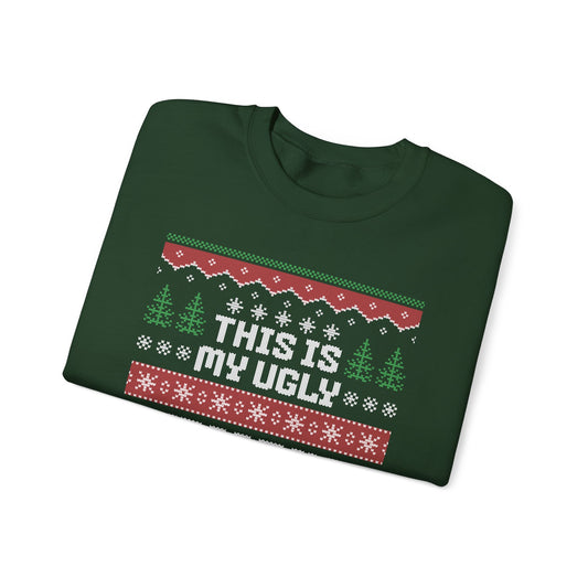 Ugly Christmas Sweater - "This Is My Ugly Christmas Sweater" -Green