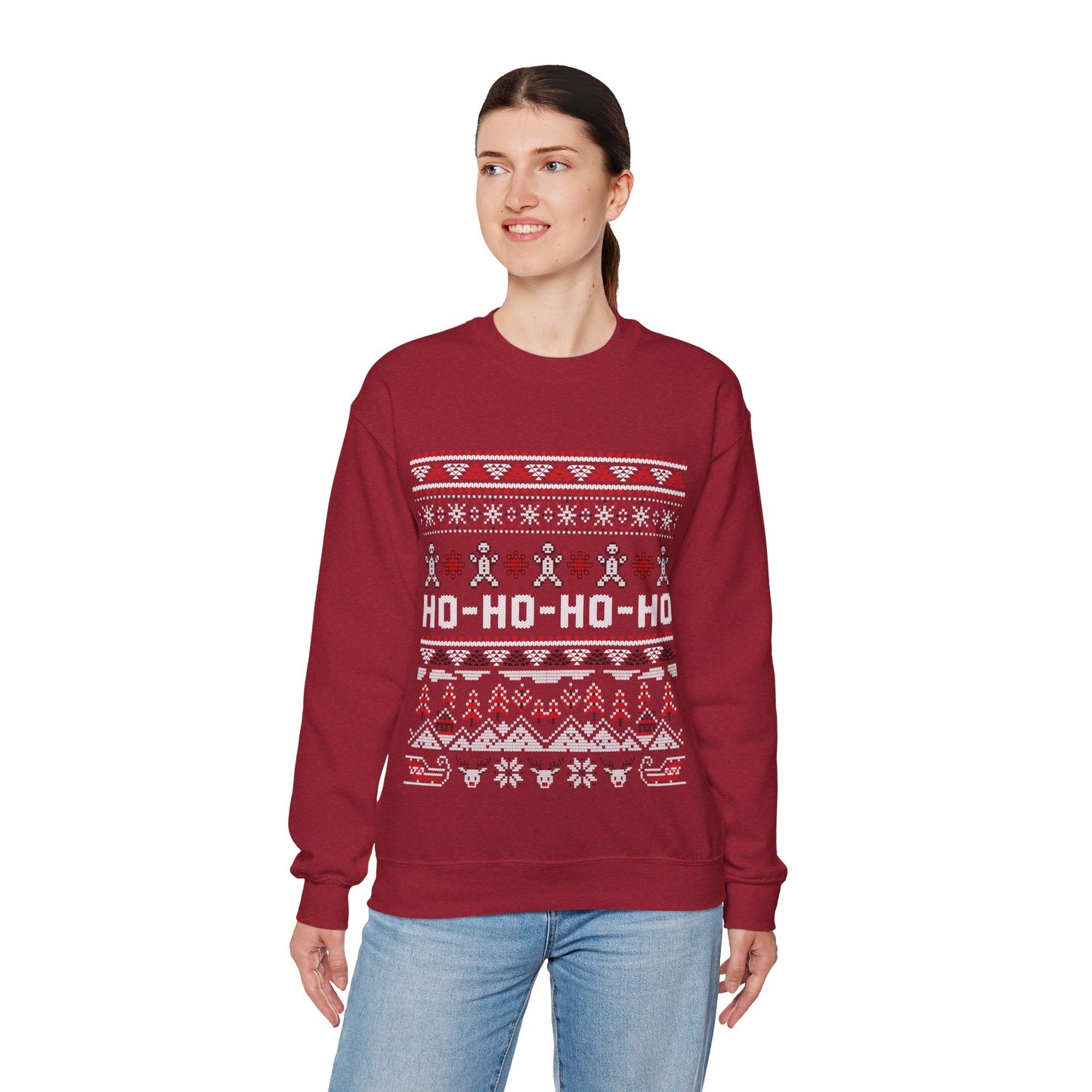 Ho-Ho-Ho Christmas Jumper — Festive Christmas Ugly Sweater