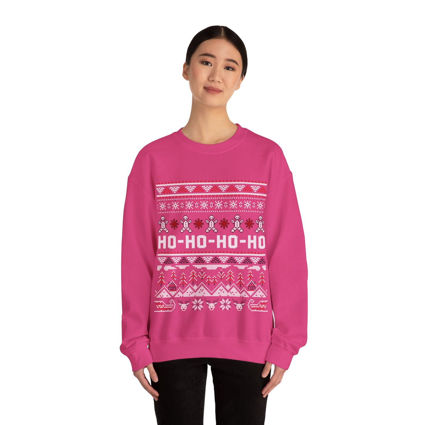 Ho-Ho-Ho Christmas Jumper — Festive Christmas Ugly Sweater