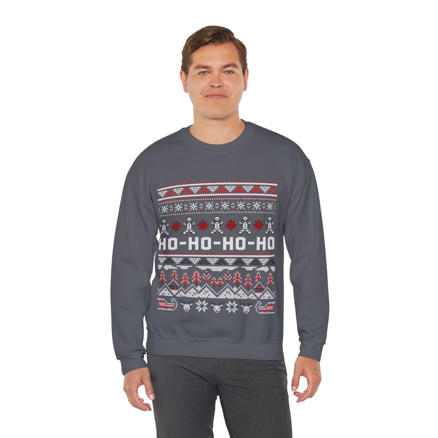 Ho-Ho-Ho Christmas Jumper — Festive Christmas Ugly Sweater