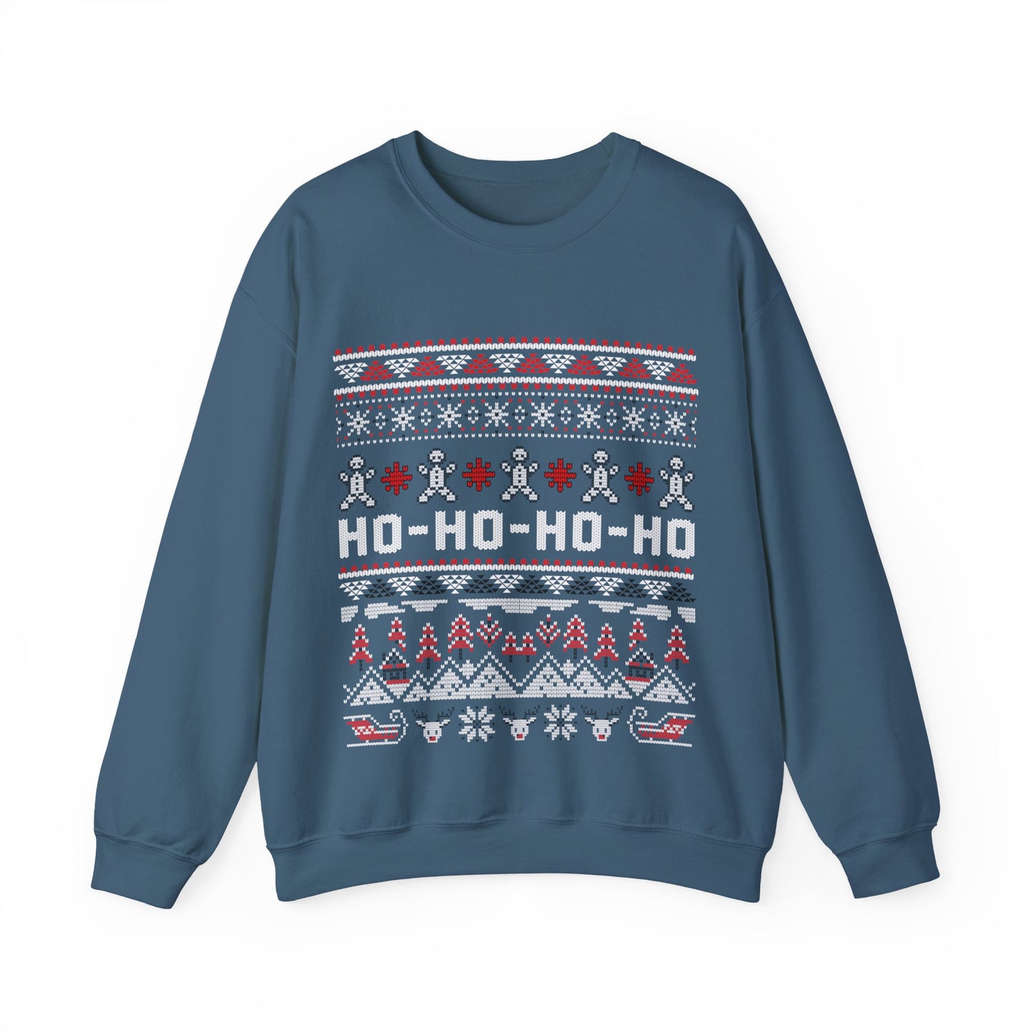 Ho-Ho-Ho Christmas Jumper — Festive Christmas Ugly Sweater