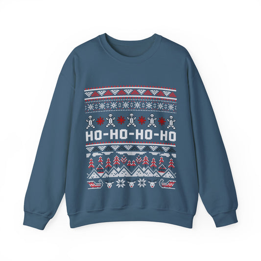 Ho-Ho-Ho Christmas Jumper — Festive Christmas Ugly Sweater