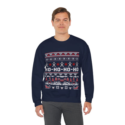 Ho-Ho-Ho Christmas Jumper — Festive Christmas Ugly Sweater