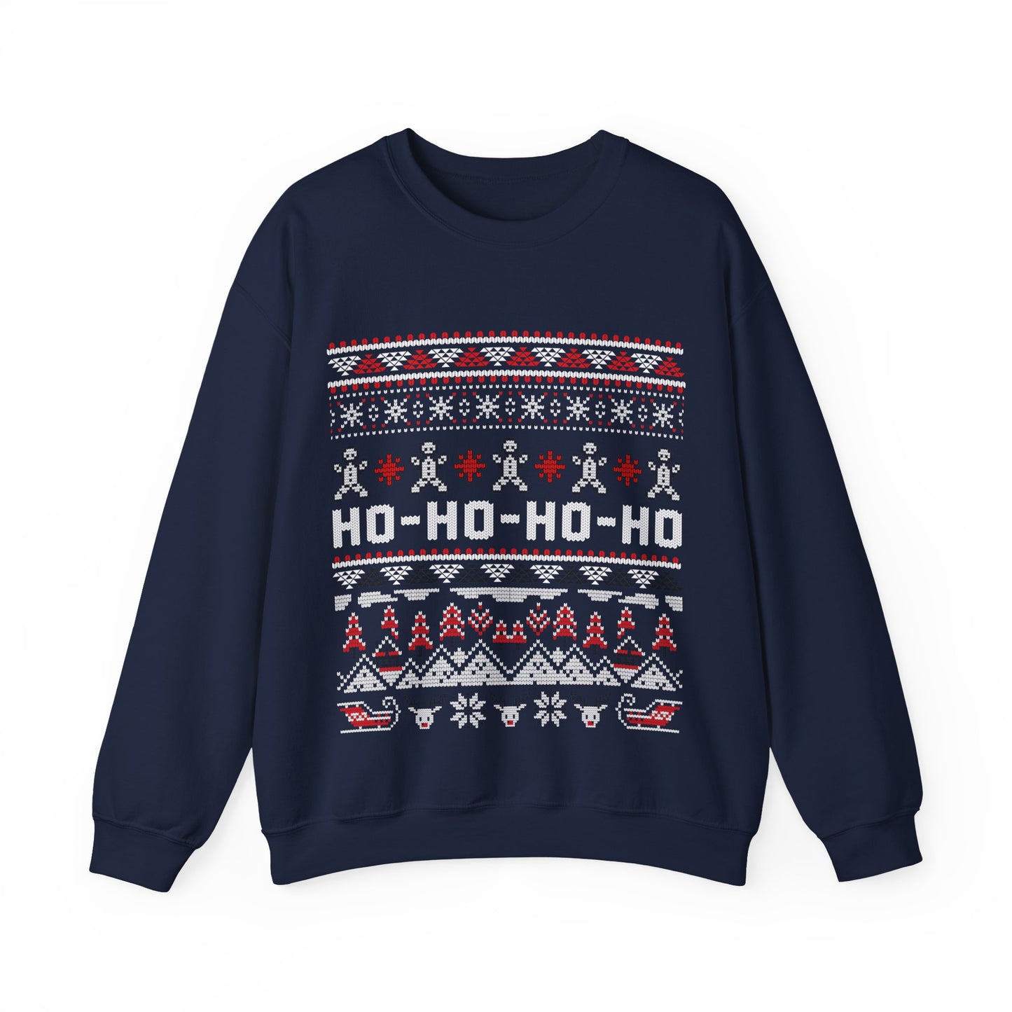 Ho-Ho-Ho Christmas Jumper — Festive Christmas Ugly Sweater