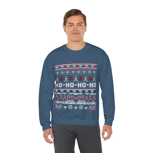 Ho-Ho-Ho Christmas Jumper — Festive Christmas Ugly Sweater