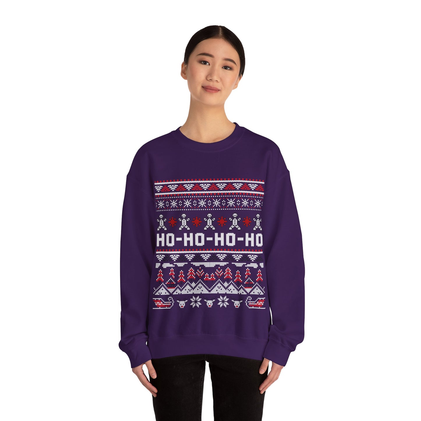 Ho-Ho-Ho Christmas Jumper — Festive Christmas Ugly Sweater