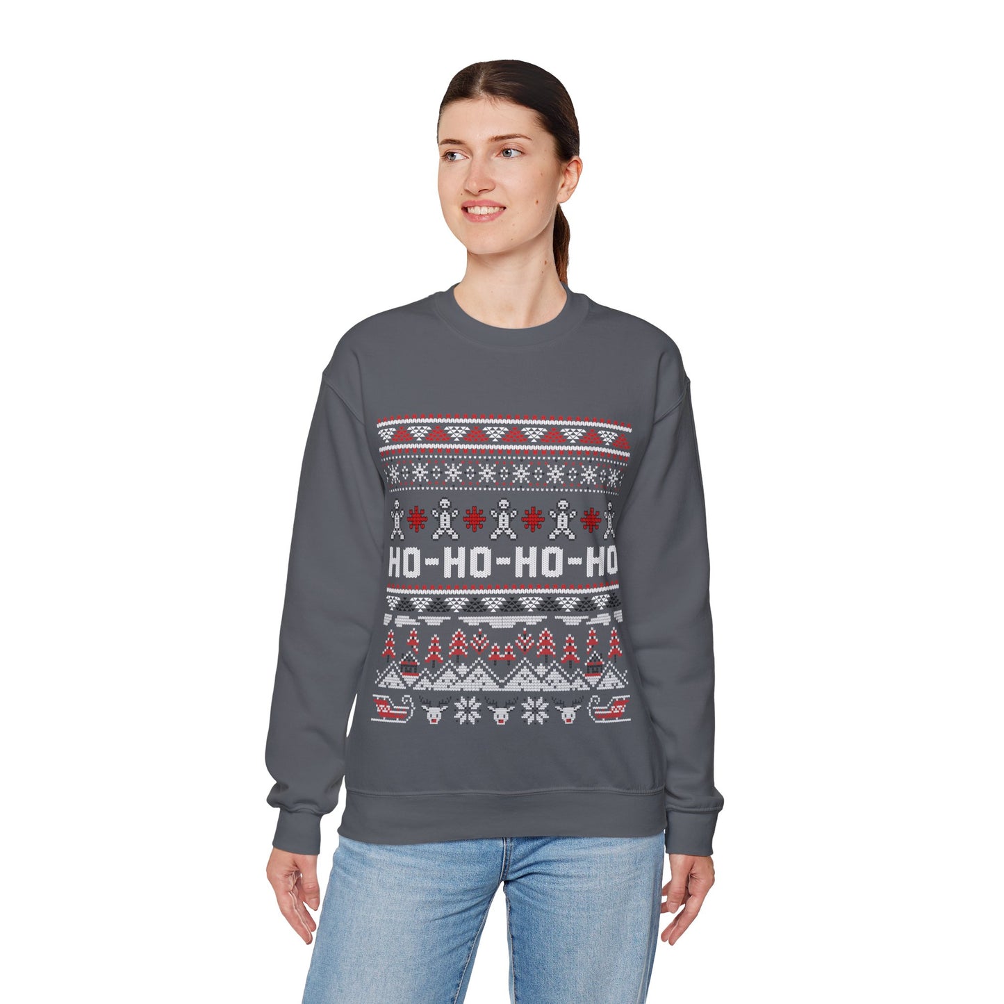 Ho-Ho-Ho Christmas Jumper — Festive Christmas Ugly Sweater