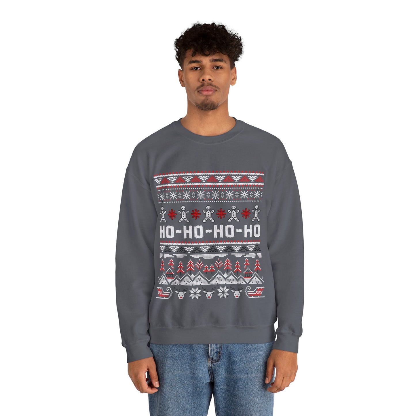 Ho-Ho-Ho Christmas Jumper — Festive Christmas Ugly Sweater
