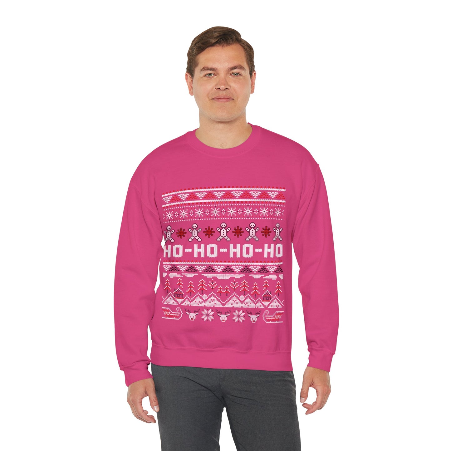 Ho-Ho-Ho Christmas Jumper — Festive Christmas Ugly Sweater