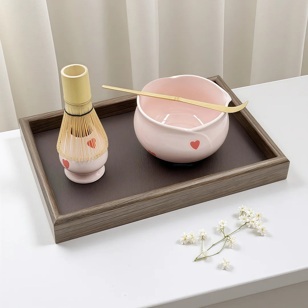 Charming Pink Matcha Tea Set