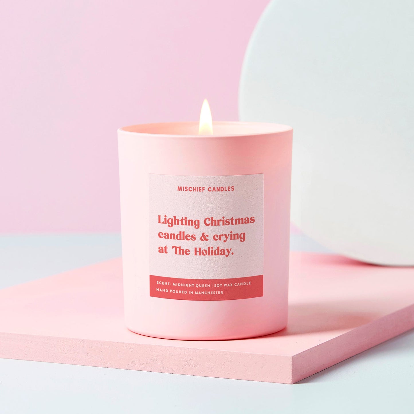 Rom-Com Christmas Candle Lighting Christmas Candles and Crying at The Holiday
