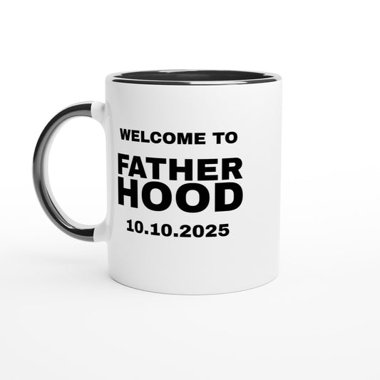 Personalised Welcome To Father Hood Mug