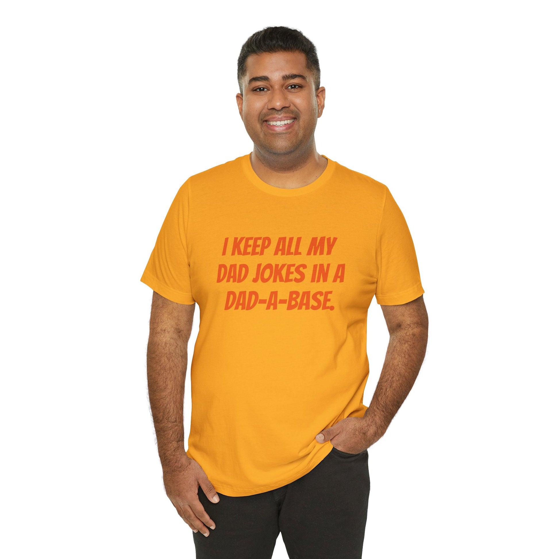 I Keep All My Dad Jokes in a Dad - a - Base T-Shirt - Gift Runner