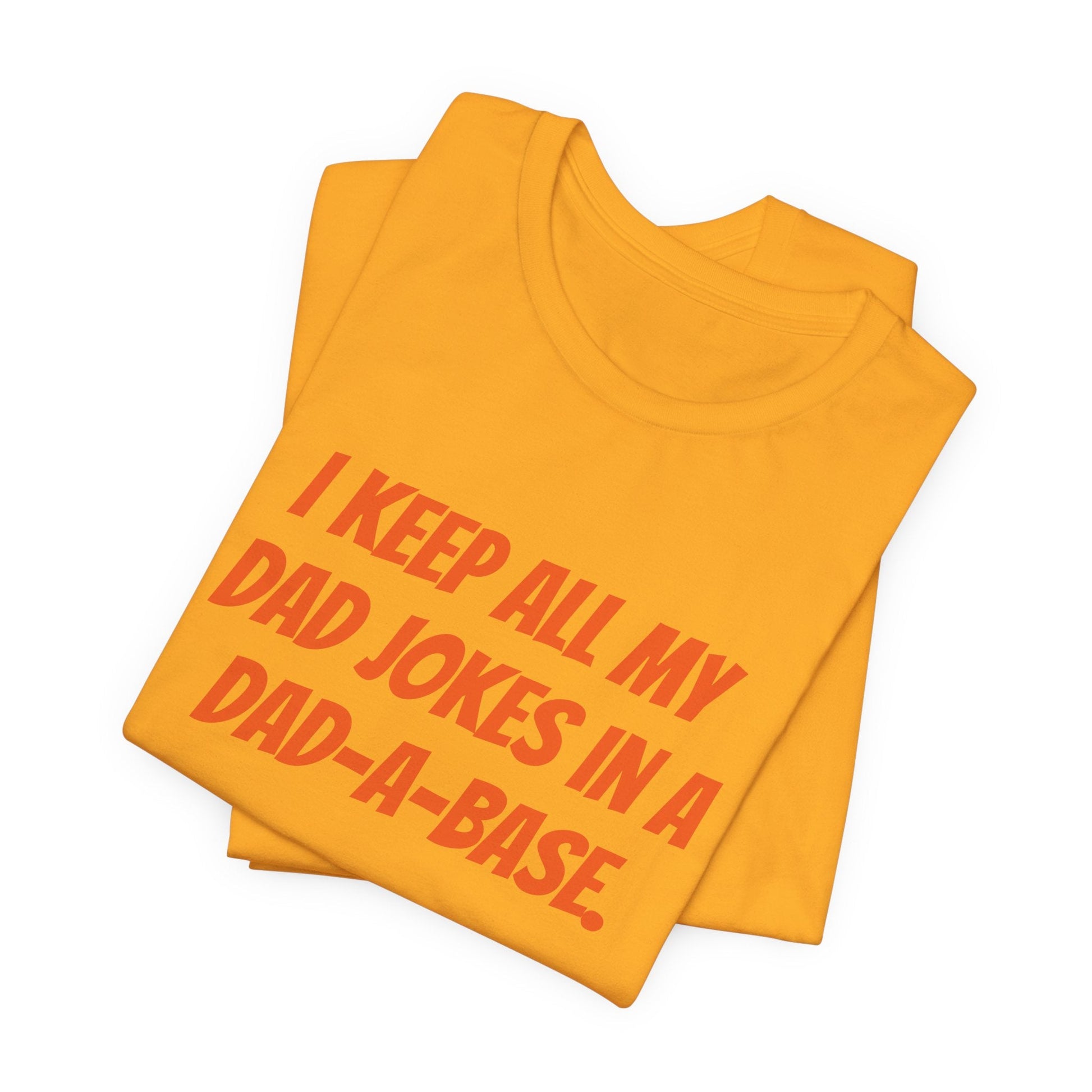 I Keep All My Dad Jokes in a Dad - a - Base T-Shirt - Gift Runner