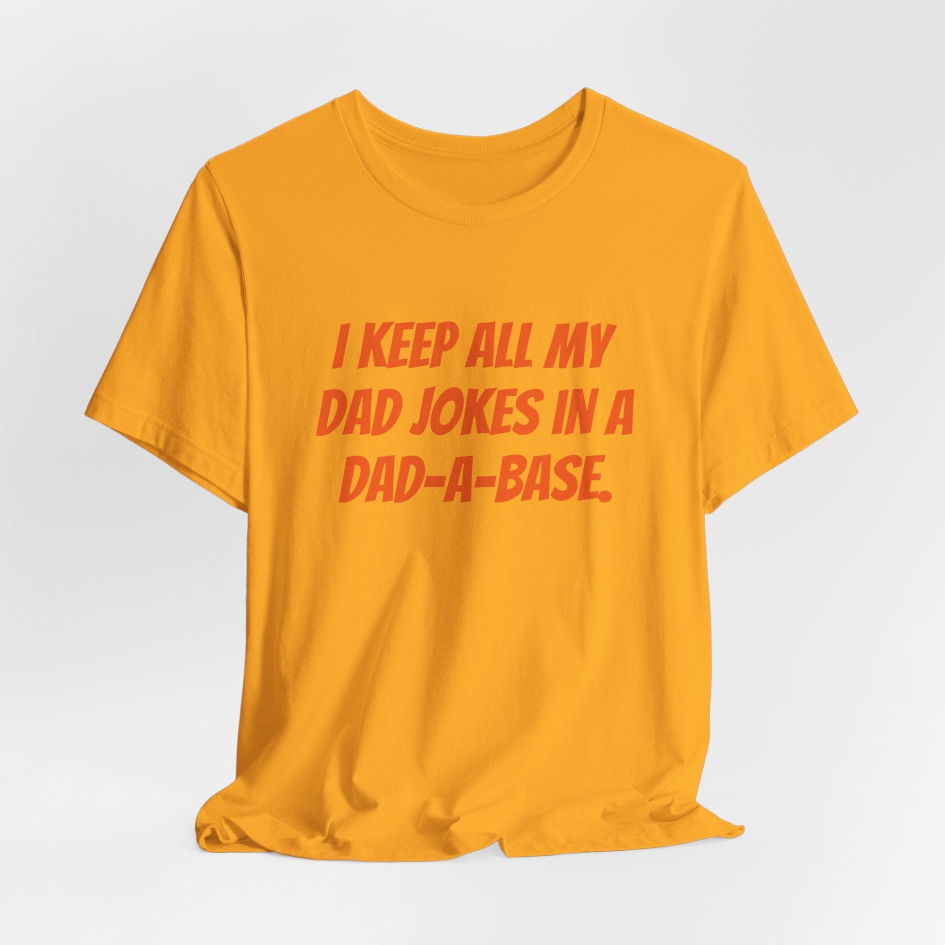 I Keep All My Dad Jokes in a Dad - a - Base T-Shirt - Gift Runner